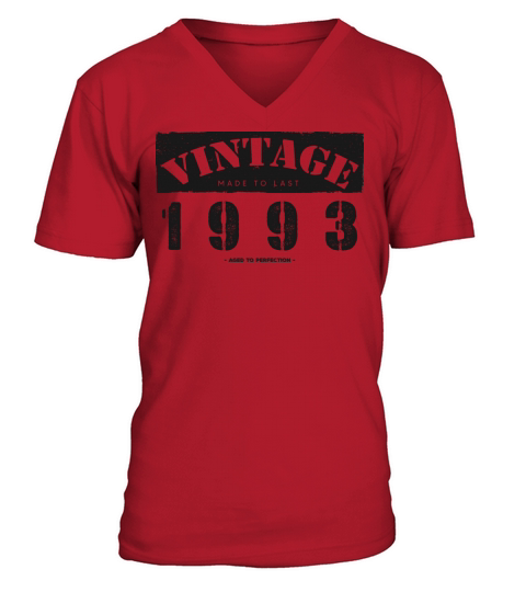 Vintage Classic 1993 30th Birthday - 30 Years Old V-Neck T-shirt