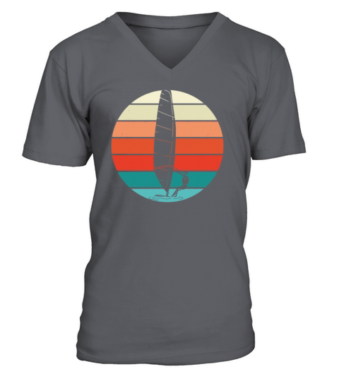 Windsurfer vintage V-Neck T-shirt