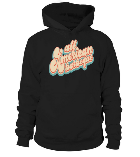 Vintage Classic All American Barbeque 4th of July Hoodie Unisex