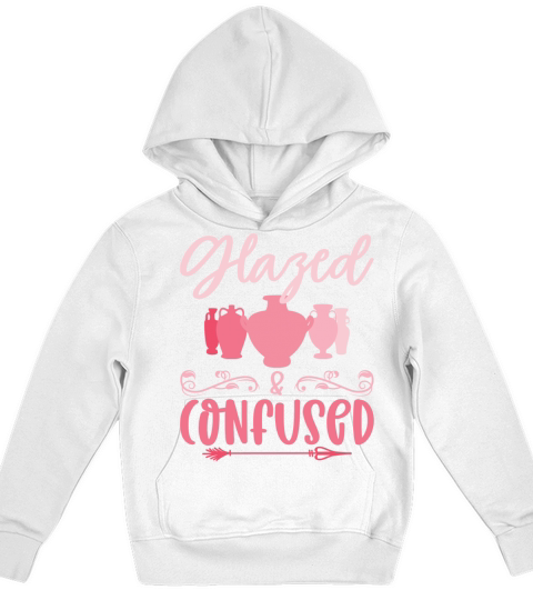 Glazed And Confused Pottery Ceramic Clay Potter Kids Hoodie