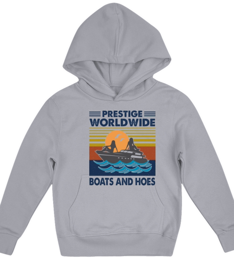 Prestige Worldwide Boats And Hoes Vintage Apparel Kids Hoodie