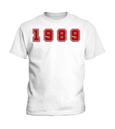 1989 Year Number Kids T-Shirt