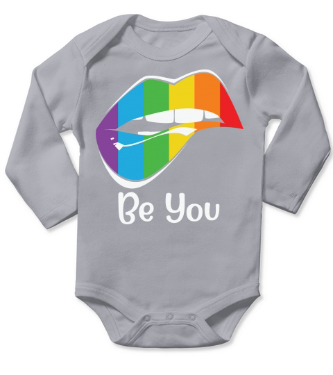 Be You LGBTQ Pride Long Sleeve Baby One-Piece