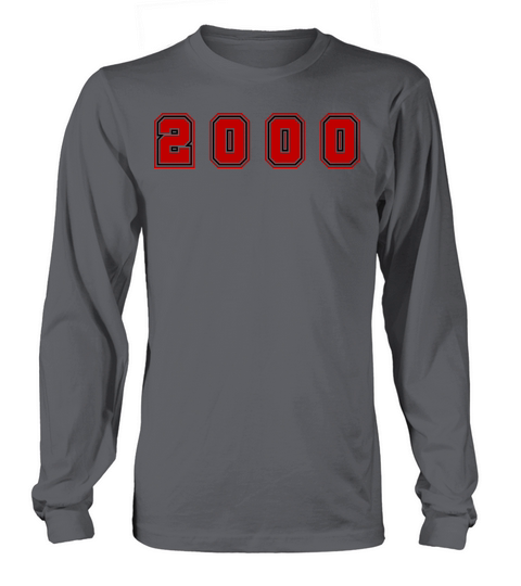 2000 Year Number Long sleeved Unisex