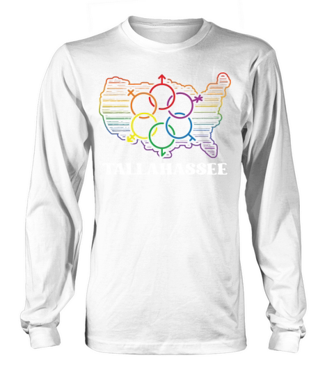 Tallahassee Pride Flag Pride Month LGBTQ Flag LGBT Long sleeved Unisex