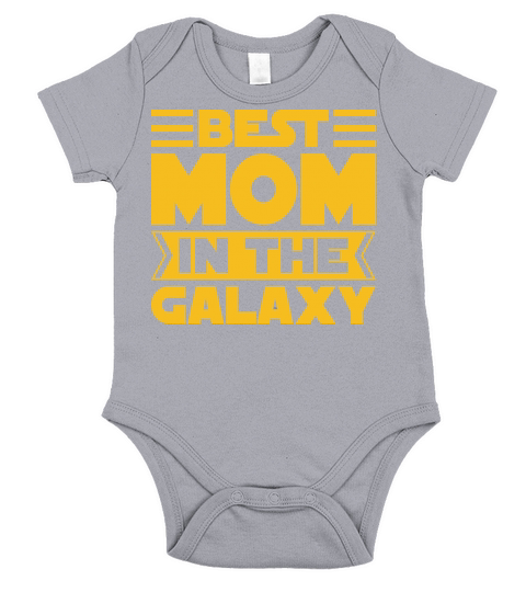 Best mom in the galaxy Short Sleeve Baby One-Piece