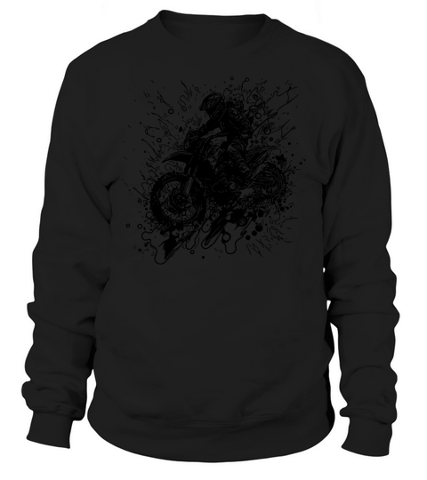 Off-road Motorcycle Racing Style Jump Splash Sweatshirt Unisex