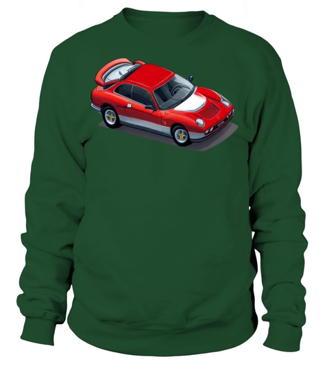 Red Racer Car Sweatshirt Unisex