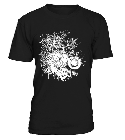 Motorcycling Vintage Splash Rider Style T-Shirt Unisex