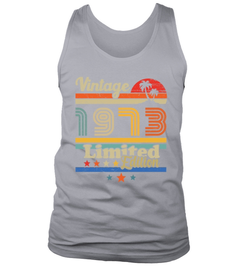50th birthday december 1973 vintage 1973 Tank Top Unisex