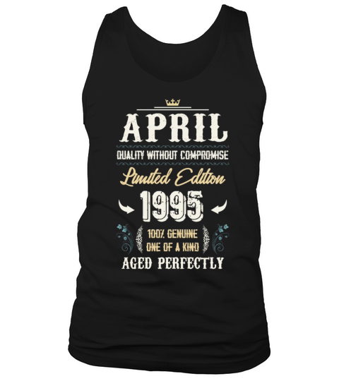 April 1995 Vintage Birthday Present Tank Top Unisex