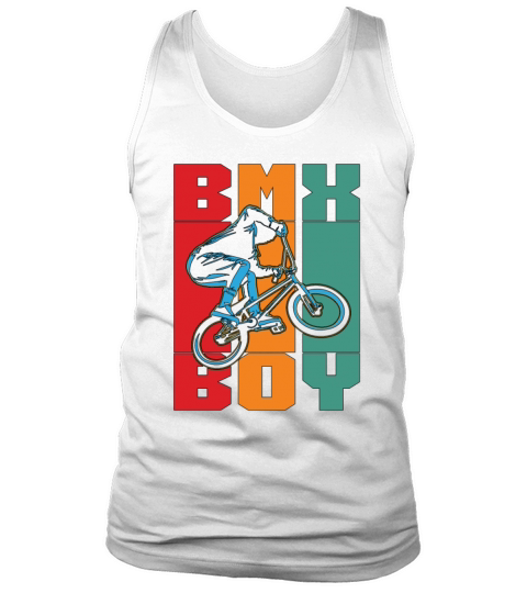 BMX Racing BMX Boy Retro Loves Bicyclette Cyclist Tank Top Unisex