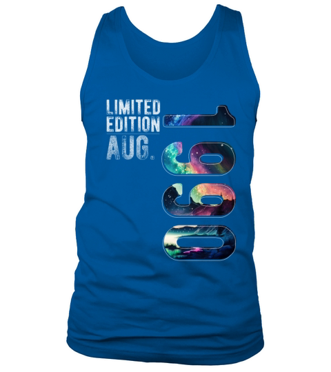 Limited Edition 1990 August Birthday Polar Lights Tank Top Unisex
