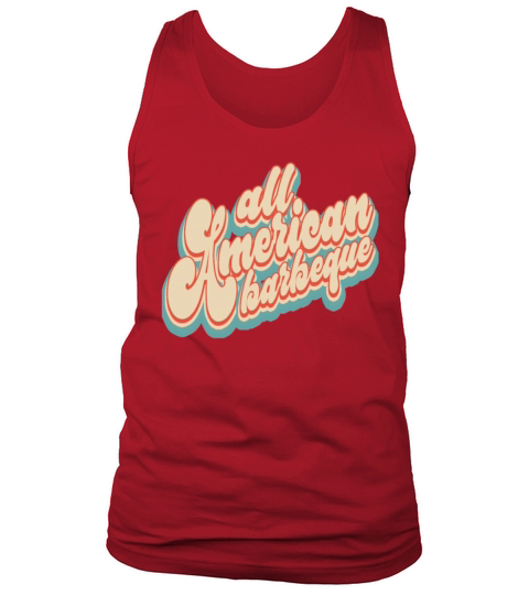 Vintage Classic All American Barbeque 4th of July Tank Top Unisex