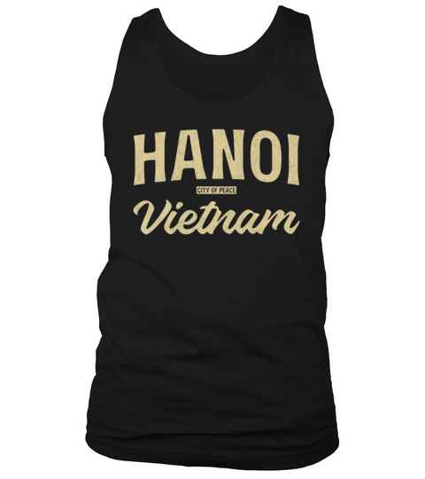Vintage Hanoi Vietnam Typography Design Tank Top Unisex
