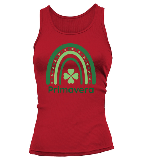 Primavera Clover Charm Boho Rainbow Tank top Woman