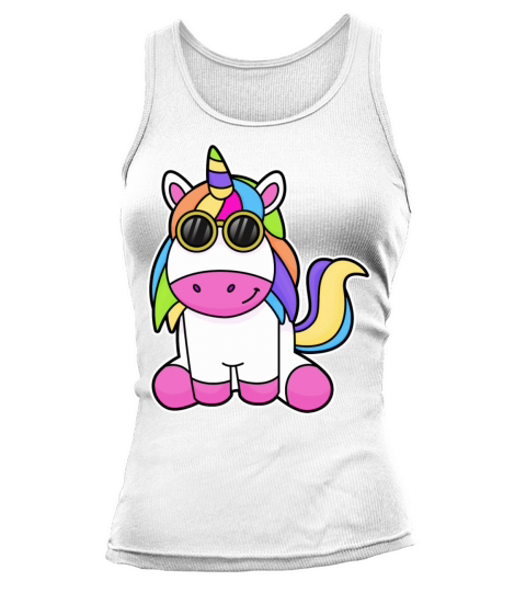 Unicorn With Sunglasses Tank top Woman