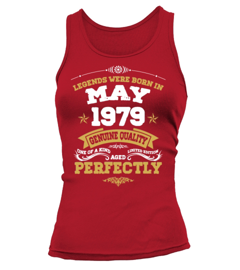 Vintage Aged To Perfection May 1979 Tank top Woman
