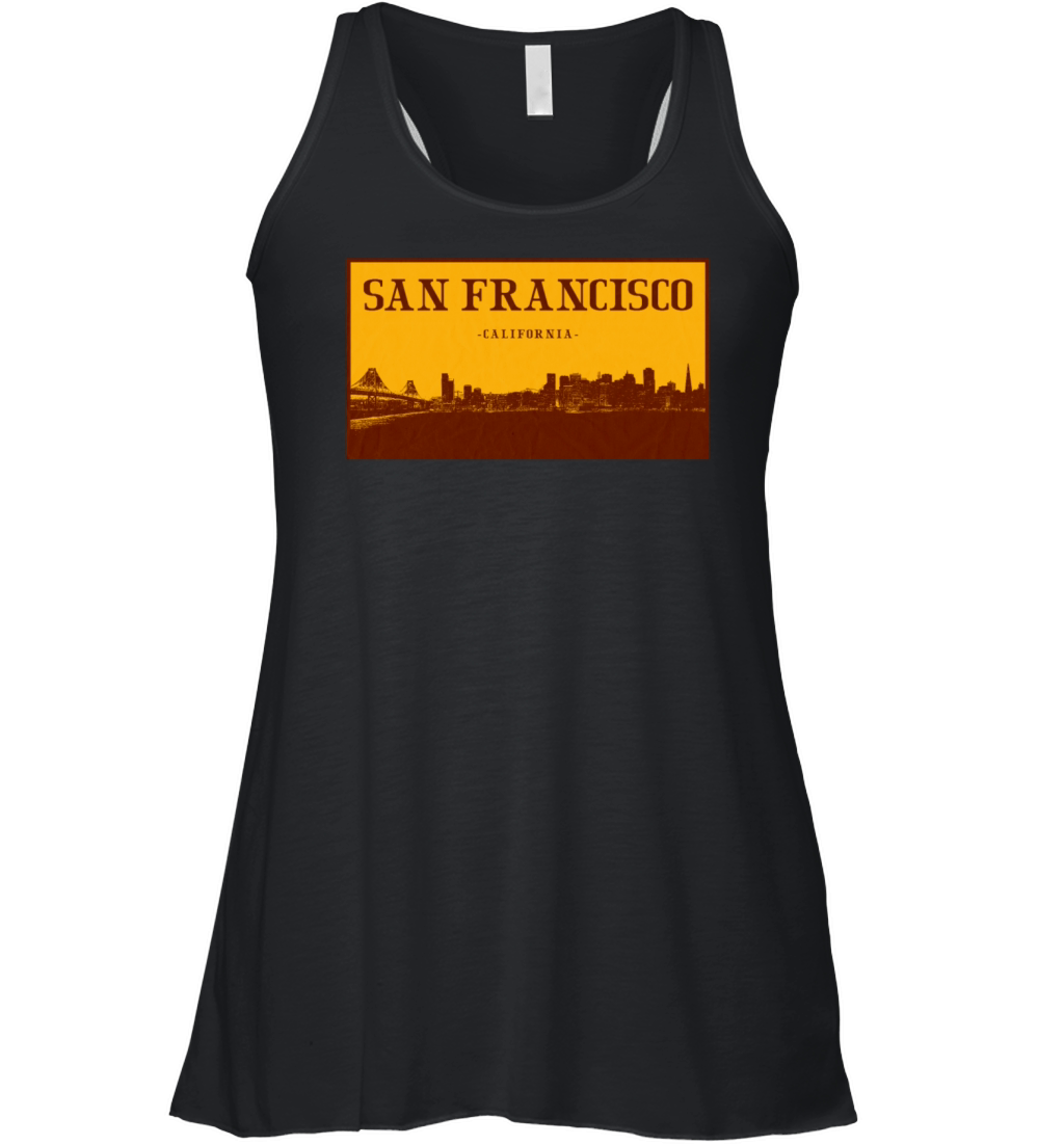 San Francisco Skyline Women's Flowy Tank Top