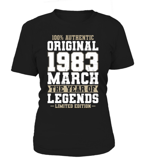 40th birthday march 1983 original 1983 Women's T-Shirt