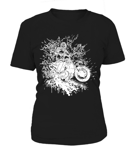 Motorcycling Vintage Splash Rider Style Women's T-Shirt