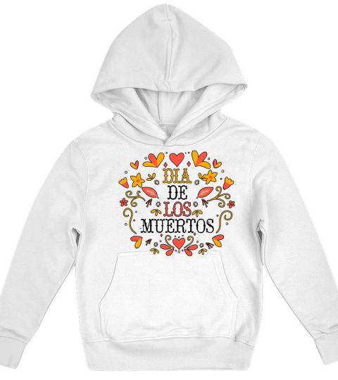 Dia De Los Muertos Day Of Dead Mexican Kids Hoodie
