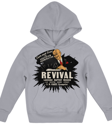 Vintage Left Hand Cursed Exorcism Event Kids Hoodie