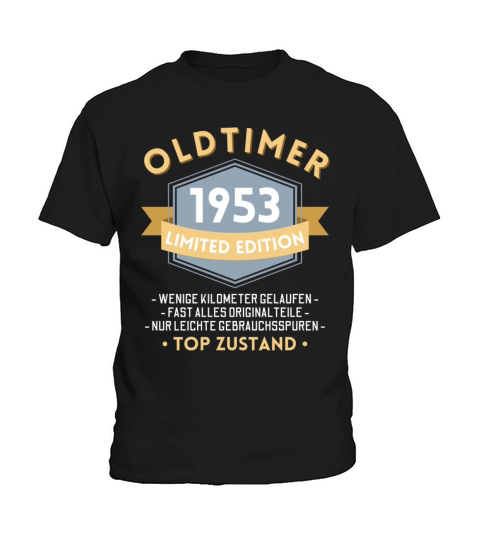 70th Birthday Vintage 1953 Kids T-Shirt