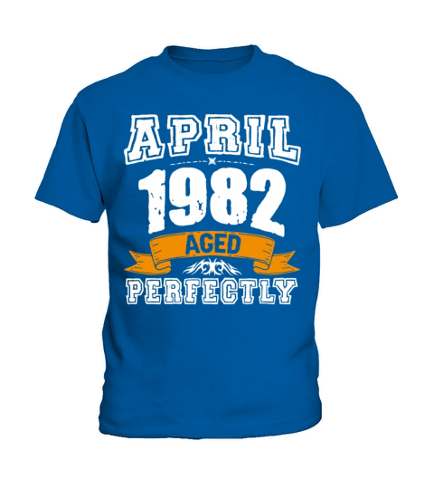 April 1982 Vintage Birthday Present Kids T-Shirt