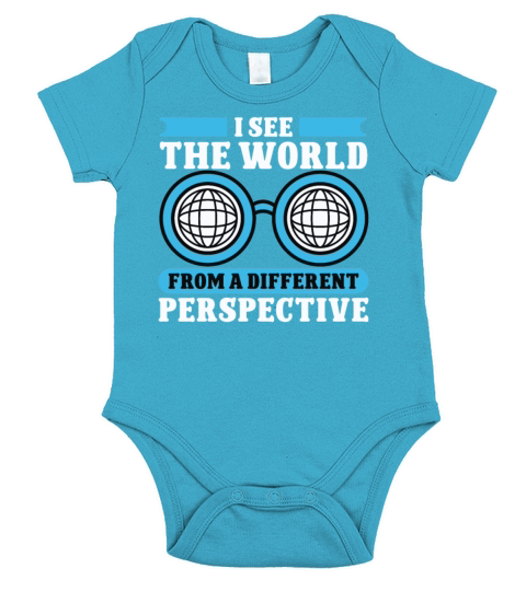 Blindness world from different perspective blind Short Sleeve Baby One-Piece