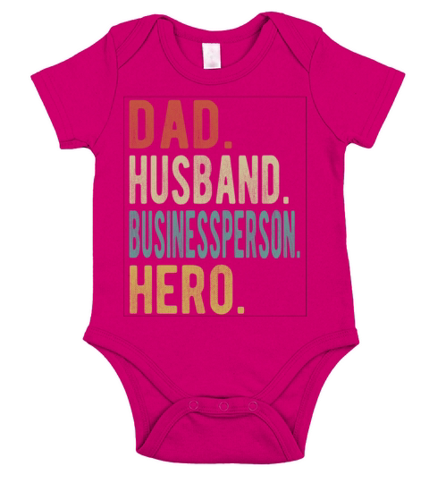 Businessperson Dad Husband Hero Short Sleeve Baby One-Piece