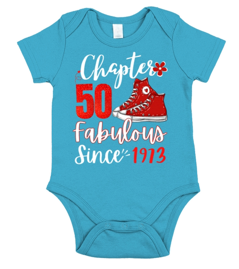Chapter 50 Fabulous Since 1973 Woman Birthday Born Short Sleeve Baby One-Piece