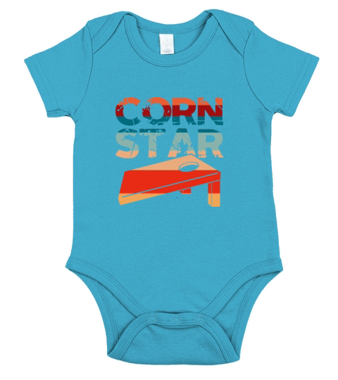 Corn Star Short Sleeve Baby One-Piece