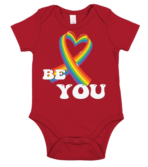 LGBTQ Be You Pride LGBT Short Sleeve Baby One-Piece