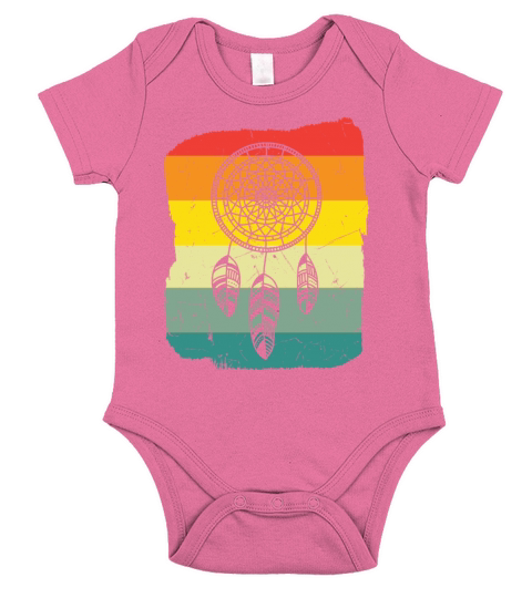 Vintage Dream Catcher Dreamcatcher Short Sleeve Baby One-Piece