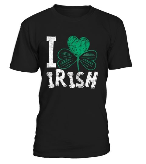 I love Irish retro vintage St Patricks Day T-Shirt Unisex