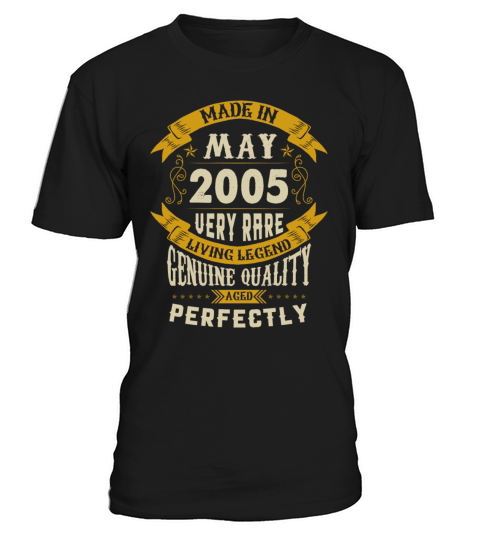 May 2005 Vintage Birthday Present T-Shirt Unisex