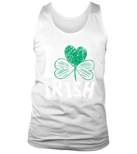 I love Irish retro vintage St Patricks Day Tank Top Unisex