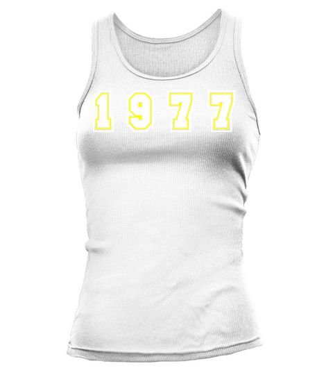 1977 Year Number Tank top Woman