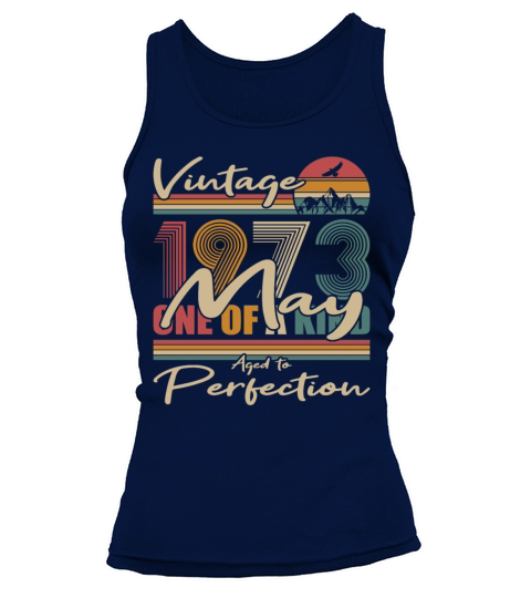 50th birthday may 1973 vintage 1973 Tank top Woman