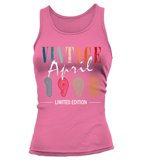 April vintage 1993 born vintage birthday Tank top Woman