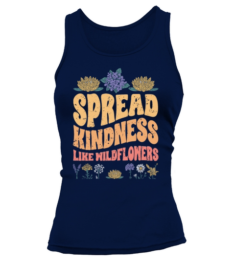 Vintage Spread Kindness Like Wildflowers Tank top Woman