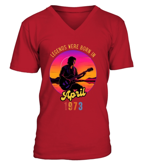 Legends guitar were born in april 2003 V-Neck T-shirt