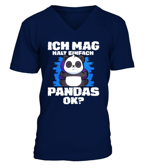 Panda V-Neck T-shirt