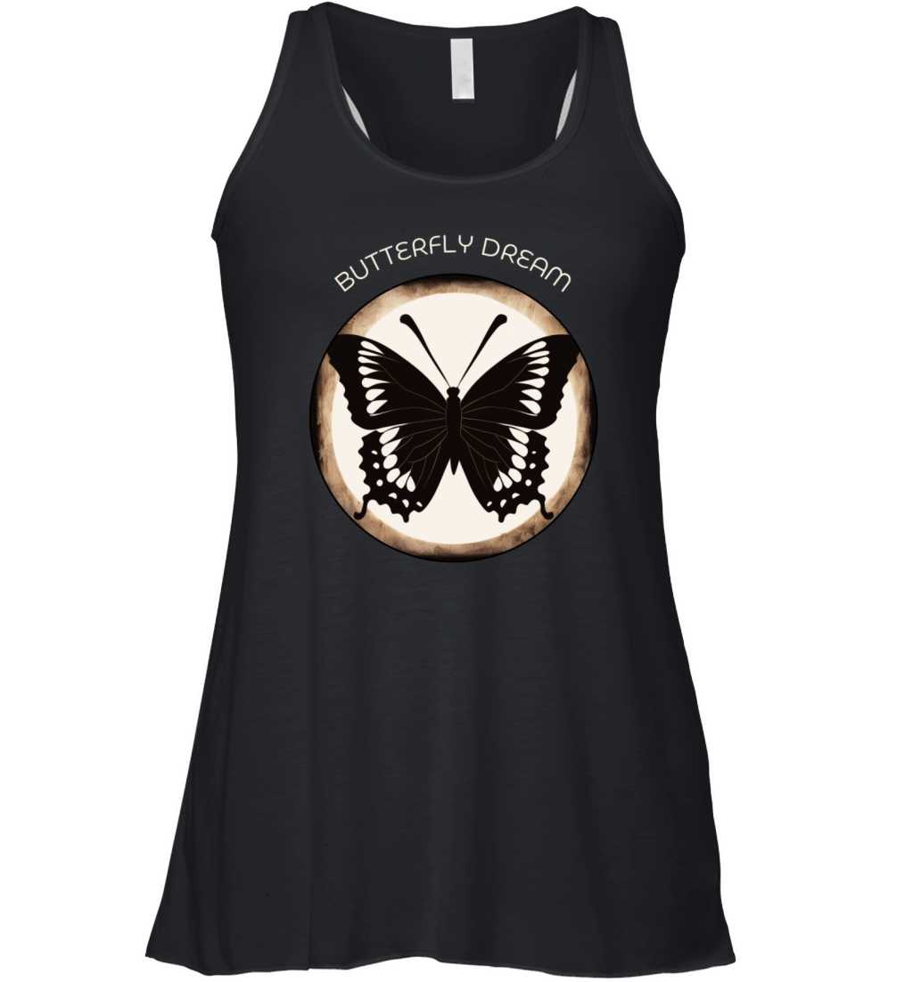 butterfly pattern Women's Flowy Tank Top