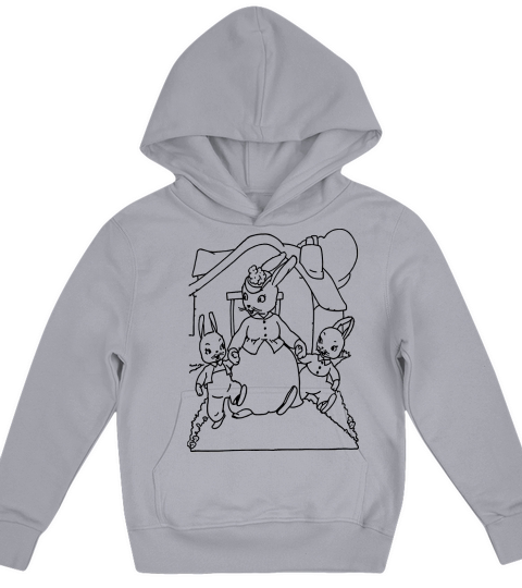 Vintage Easter Kids Hoodie