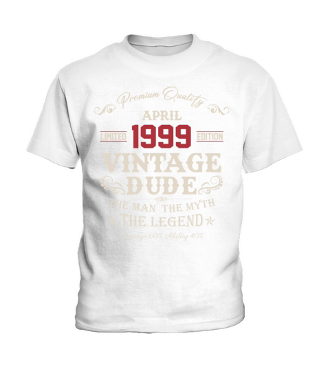 April 1999 Vintage Birthday Present Kids T-Shirt