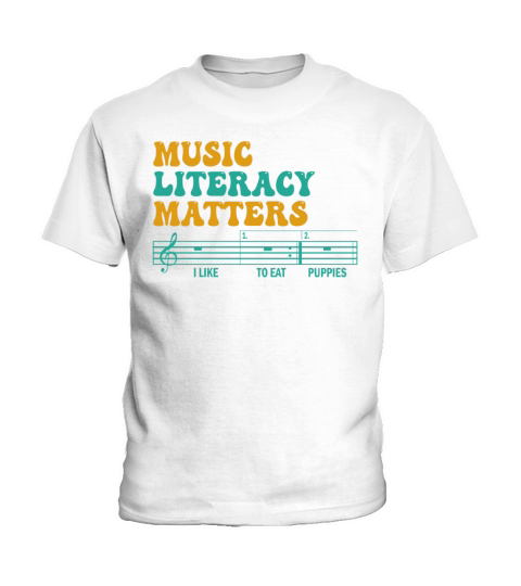 Music Literacy Matters Kids T-Shirt