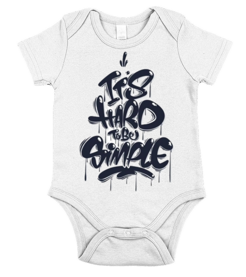 Simplicity with a Twist Short Sleeve Baby One-Piece