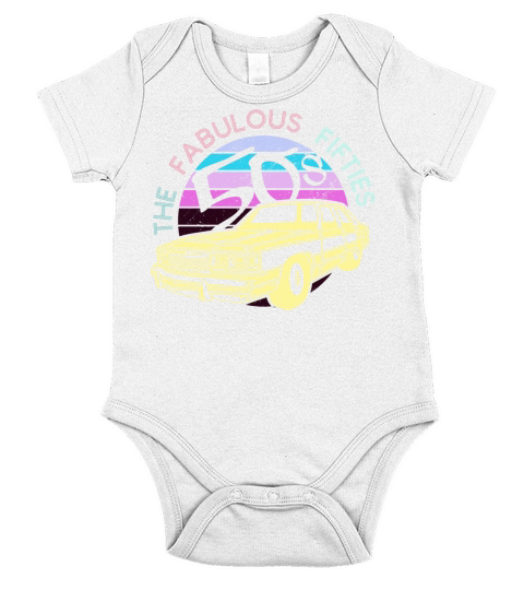 The Glorious 50s - Retro Short Sleeve Baby One-Piece